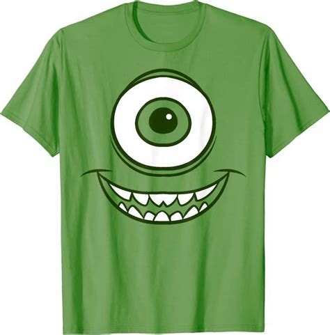 Disney Pixar Monsters Inc Halloween Mike Wazowski Costume T Shirt Monster Shirts Tshirt