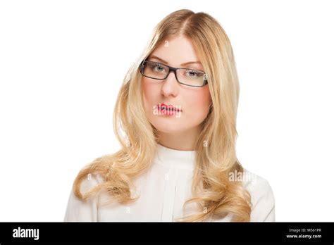 Cute Blonde Secretary Hi Res Stock Photography And Images Alamy