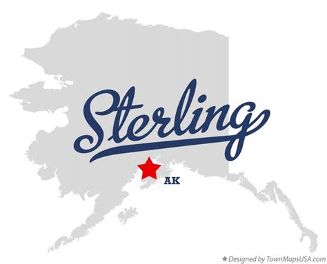 Map of Sterling, AK, Alaska