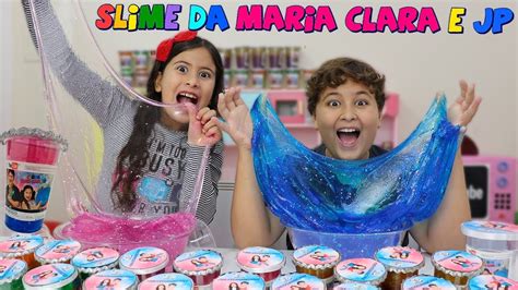 Maria Clara E Jp Brincando De Slime
