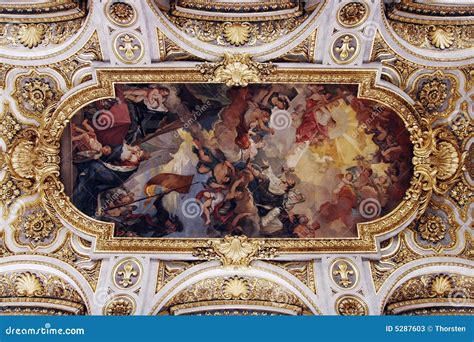 golden church ceiling editorial stock photo image  religion