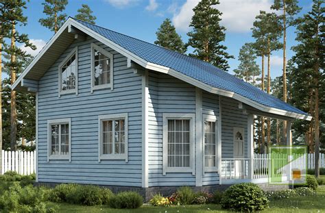 Каркасный дом 6 на 6 – особенности планировки и фото