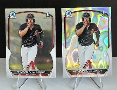 2023 Bowman Deyvison De Los Santos BCP 116 1st Lava Refractor 399