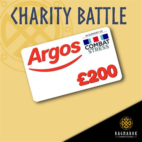 Charity Battle £200 Argos Vouchers Ragnarok Competitions