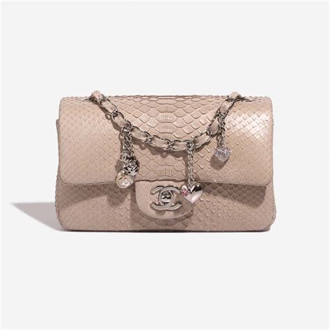 Chanel Timeless Small Python Nude SACLÀB