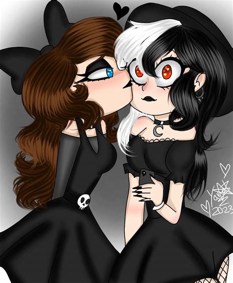 Mary X Yessi Lesbian Goth By Angelqueen78 On Deviantart