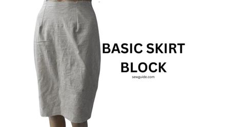 Draft Sew An Easy Pencil Skirt DIY Pattern SewGuide