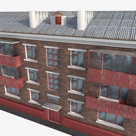 ArtStation - house red brick | Game Assets