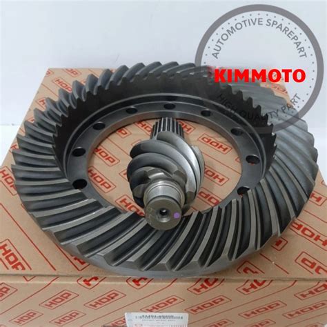 GEAR SET GIGI GARDAN CROWN WHEEL PINION 6X41 HINO DUTRO HT130 TEBAL