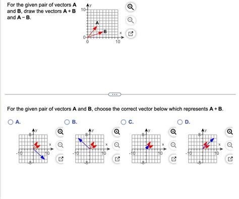 For The Given Pair Of Vectors And Draw The Vectors And