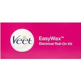 Veet Easy Hair Removal Wax Electrical Roll On Kit Ml Woolworths