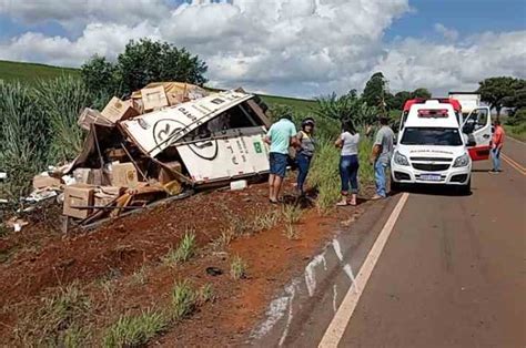 Caminhoneiro Morre Em Acidente Na Rodovia Pr Entre Araruna E