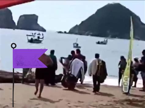 Cierran Playa Donde Muri Mujer Que Fue Atacada Por Tibur N