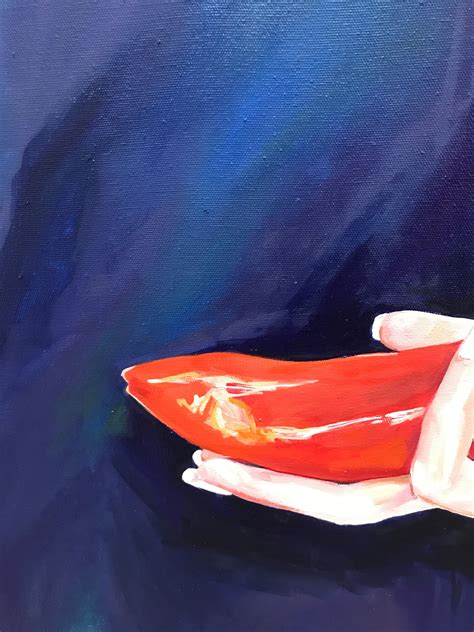Red Hot Chili Pepper Erotic Art Origi Painting By Sasha Robinson Artmajeur
