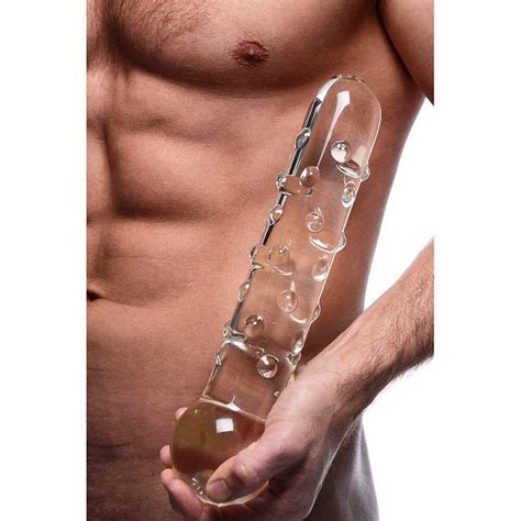 The Ram Glass Dildo Clear MQ Adult Store