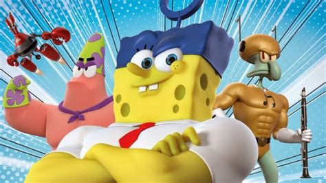 Bob esponja um herói fora d água 2019 filme desenho animado para