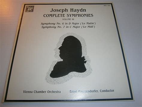 Joseph Haydn Ernst Maerzendorfer Vienna Chamber Orchestra Joseph