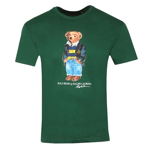 Polo Bear By Ralph Lauren Classic Fit Bear Print T Shirt Oxygen Clothing