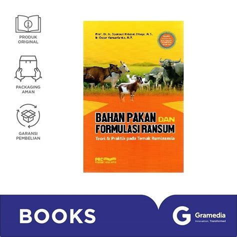 Jual Bahan Pakan Dan Formulasi Ransum Teori Praktik Pada Ternak