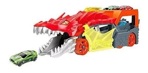 Hot Wheels Transportador E Lancador Dragao Reboque Mattel Parcelamento Sem Juros