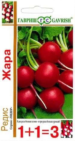 Купить Редис Жара 5гр сер.1+1 /скороспелый холодост в Санкт-Петербурге ...