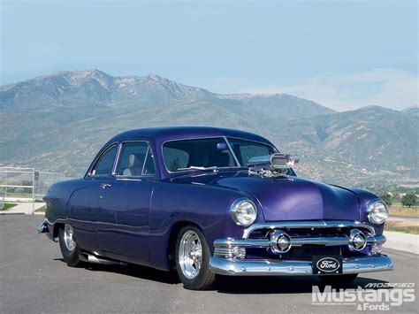 1951 Ford Two Door Coupe True Blue Shoebox