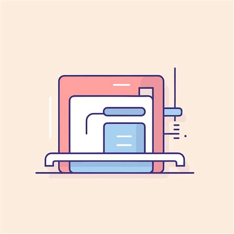 premium vector vector   flat  computer screen icon