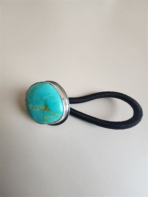 Natural Turquoise Hair Tie - Styles Vary – High Plains Turquoise