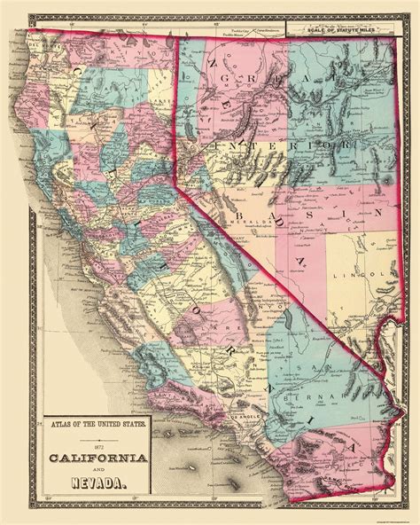 map of california nevada and arizona 3