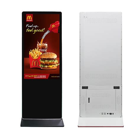 43 49 55 Inch Floor Standing Indoor Digital Signage LCD Advertising