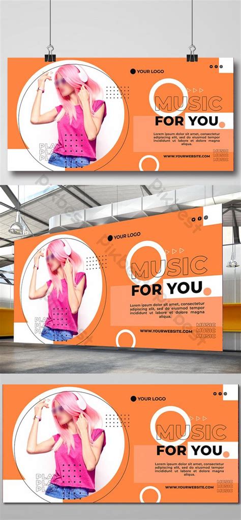 Music Signage Banner Design Template | PSD Free Download - Pikbest