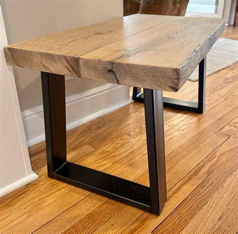 Handmade Solid White Oak Coffee Table – Modern Oak