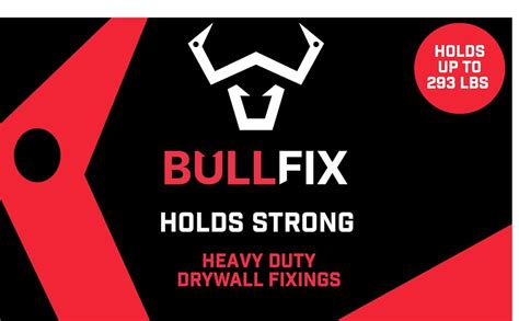 Bullfix Extra Heavy Duty Drywall Anchors Holds Up To 293lbs Hollow