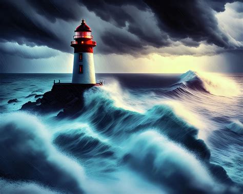 Lighthouse Series 015 Digital Art By Vr Vision Studios Fine Art America