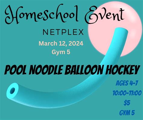 Pool Noodle Balloon Hockey Ages 4 7 3723 Sw 58th St Amarillo Tx