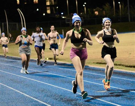 Nearly Naked Mile Kicks Off Homecoming The Blue Banner