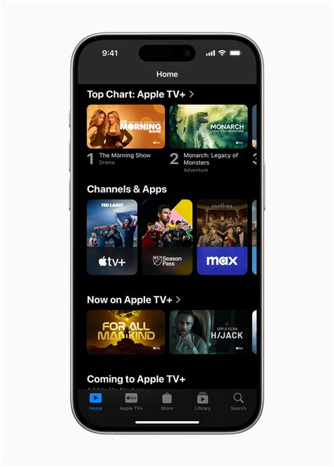 重新設計的 Apple Tv App 提升觀賞體驗 Apple 台灣