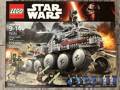 Lego Star Wars Clone Turbo Tank Complete W Box Minifigs