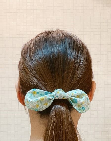 簡単かわいいリボンのヘアゴムの作り方 できルンです