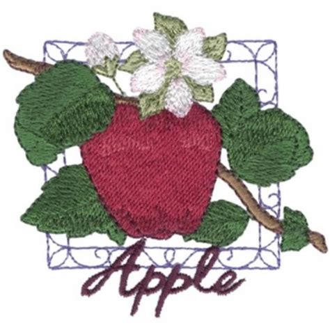 Apple Machine Embroidery Design Embroidery Library At