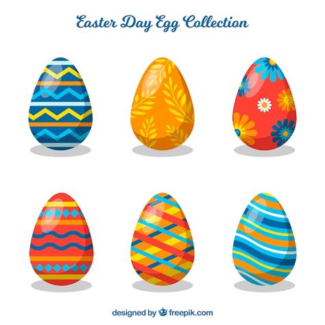 vector  easter eggs