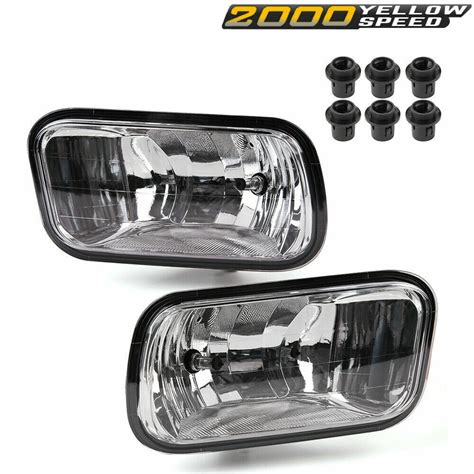 Fit For 09 12 Dodge Ram 1500 10 18 2500 3500 Bumper Fog Lights Lamp W Bulbs Pair Ebay