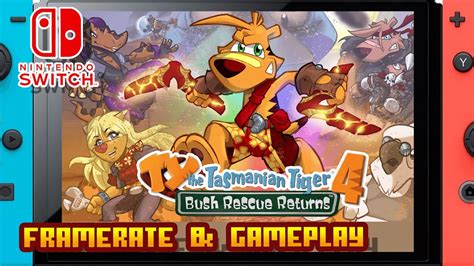 Ty The Tasmanian Tiger™ 4 Bush Rescue Returns™ Nintendo Switch Framerate And Gameplay Youtube