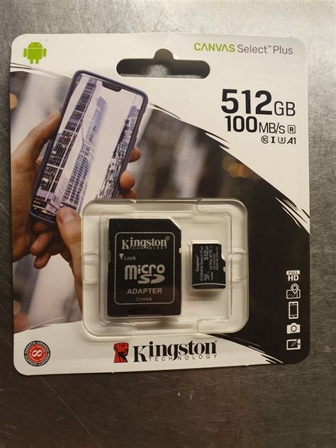 Kingston canvas select plus 512 GB 415827481 ᐈ Köp på Tradera