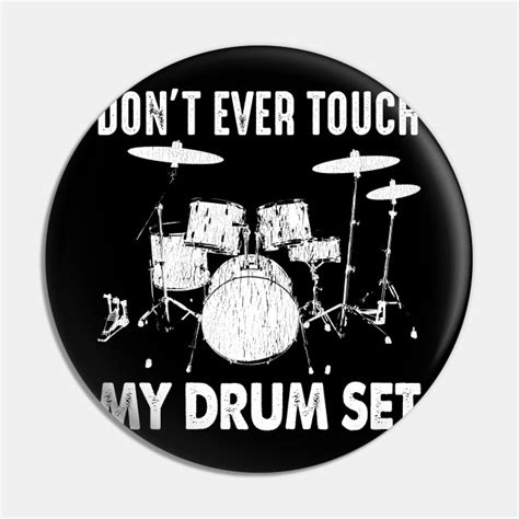 Drum Drummer Drums Drumsticks Band Drumset Gift Drummer Pin Teepublic