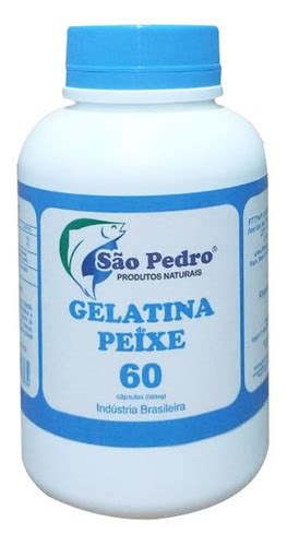 Gelatina De Peixe S O Pedro Sp Proteinas Caps Mercadolivre