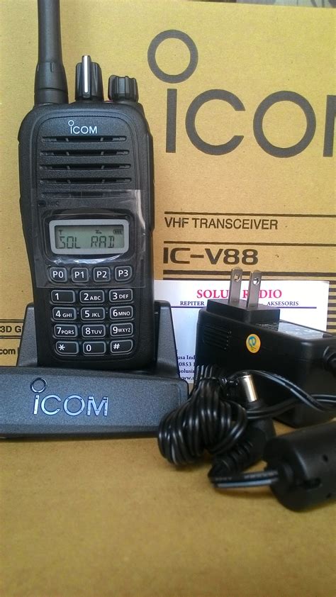 Jual Ht Icom Ic V W Vhf Waterproof Ip New Ori Madein Japan