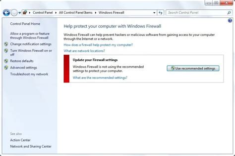 Windows Firewall Prevents Connection To Wifi Internet