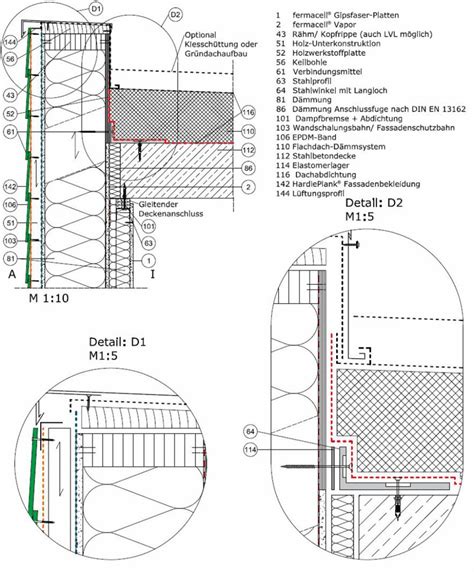 Fassade Holzbau Traufdetail Traufe Cladding Burgenland Tejados