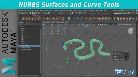 Mastering Autodesk Maya Nurbs Surfaces And Curve Tools Step By Step